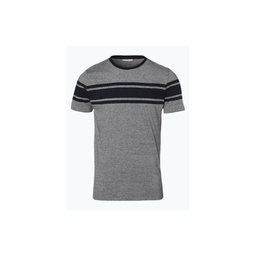 Minimum - T-shirt męski – Leapheart, niebieski Minimum szary S vangraaf