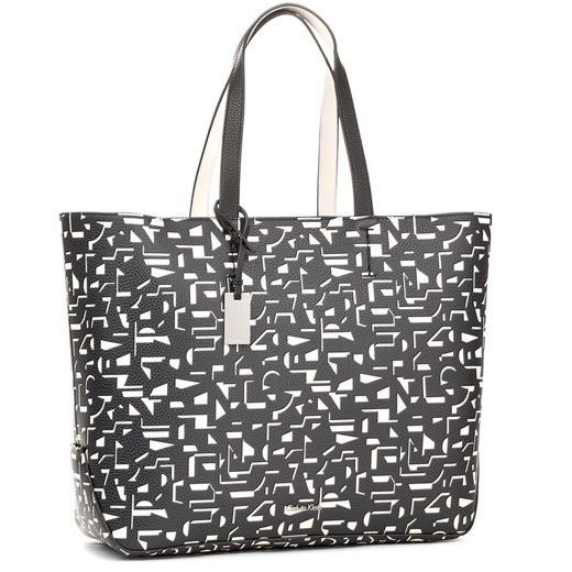 Torebka CALVIN KLEIN BLACK LABEL - Edit Large Shopper P K60K604071 908 szary Calvin Klein Black Label  eobuwie.pl