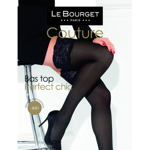 Pończochy Samonośne FR Bourget Top Perfect Chic 40 DEN Le Bourget 4 Elegancka Para