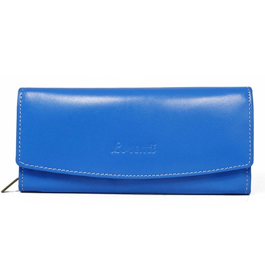 Duży portfel damski skórzany Lorenti RD 11 BAL N niebieski