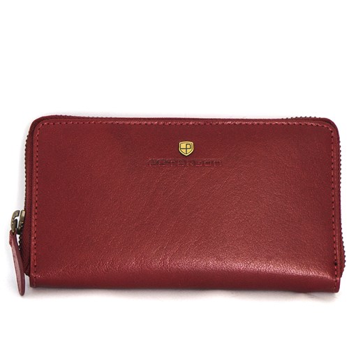 Czerwony damski portfel skórzany Peterson 4461