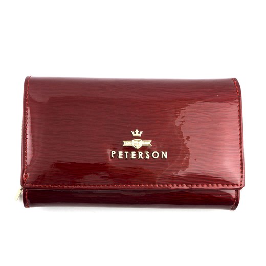 Czerwony damski portfel skórzany Peterson 601# R  Peterson  Galmark
