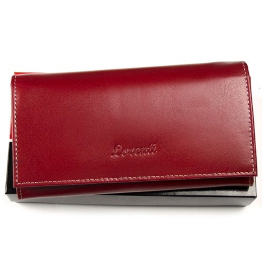 Duży portfel damski skórzany Lorenti RD 13 BAL R czerwony