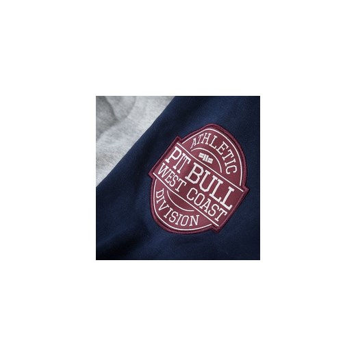 Bluza rozpinana z kapturem Pit Bull  Athletic - Szara/Granatowa (137010.1559)  Pit Bull West Coast / Usa ?Zbrojownia.pl L ZBROJOWNIA
