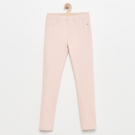 Reserved - Spodnie z elastyczną talią - Różowy