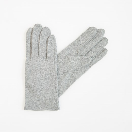 Reserved - Wełniane rękawiczki - Szary