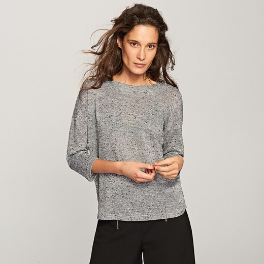 Reserved - Sweter - Srebrny