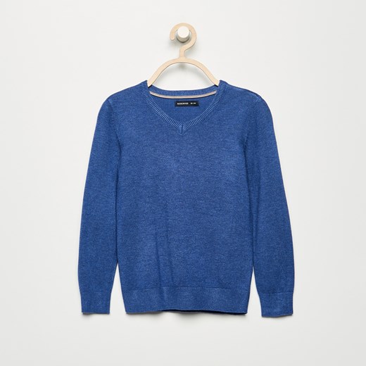Reserved - Sweter o klasycznym kroju - Niebieski