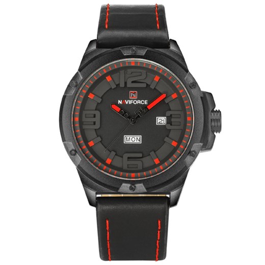 NAVIFORCE - NF9100 (zn053b) - black/red - Czarny szary Naviforce  TAYMA