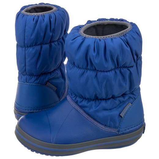 Śniegowce Crocs Winter Puff Boot Kids Cerulean Blue 14613-4BH (CR61-c) Crocs  24/25 ButSklep.pl