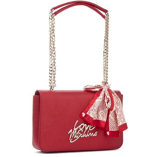 Torebka LOVE MOSCHINO - JC4046PP15LE0500 Rosso Love Moschino bialy  eobuwie.pl