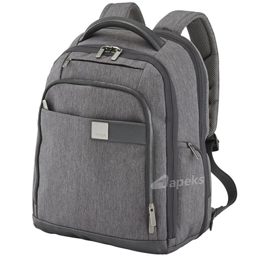 Titan Power Pack plecak miejski na laptopa 15,6" / 46 cm / szary