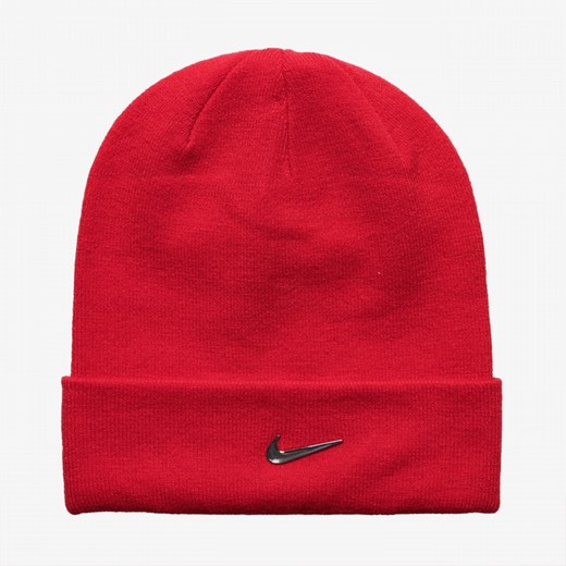 NIKE CZAPKA ZIMOWA NIKE SWOOSH Nike czerwony ONE-SIZE galeriamarek.pl okazyjna cena 