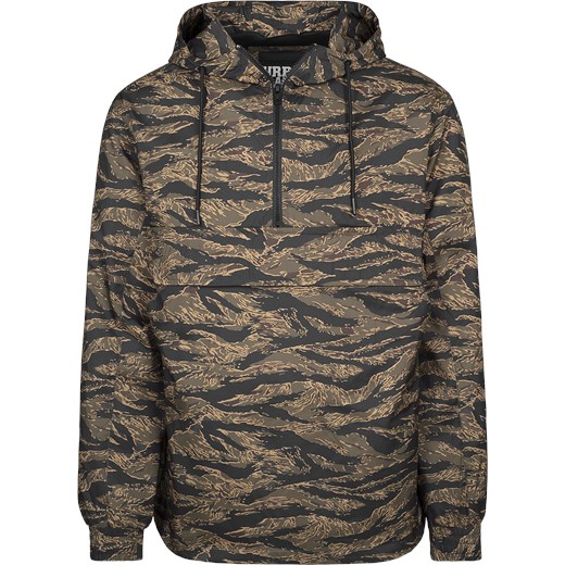 Urban Classics Tiger Camo Pull Over Bluza z kapturem kamuflaż Woodland Urban Classics XXL EMP