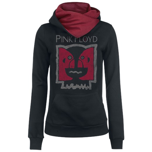Pink Floyd Division Bell Painted Bluza z kapturem damska czarny/czerwony Pink Floyd XL EMP