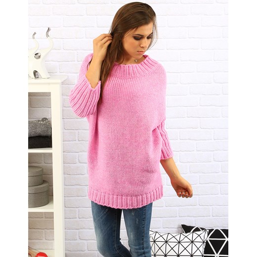 Sweter Atena różowy (my0248)  Dstreet  
