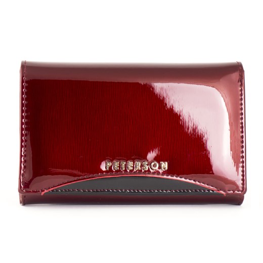 Czerwony damski portfel skórzany Peterson BC450 R Peterson   Galmark