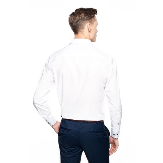 koszula bexley 2669/2 długi rękaw custom fit biały