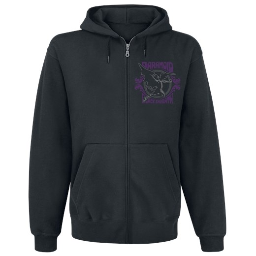Black Sabbath Paranoid Bluza z kapturem rozpinana czarny Black Sabbath S EMP okazyjna cena