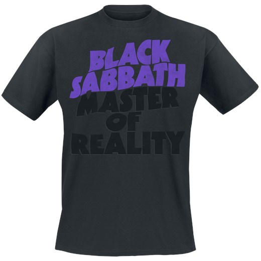 Black Sabbath Master Of Reality Tracklist T-Shirt czarny Black Sabbath  M okazyjna cena EMP 
