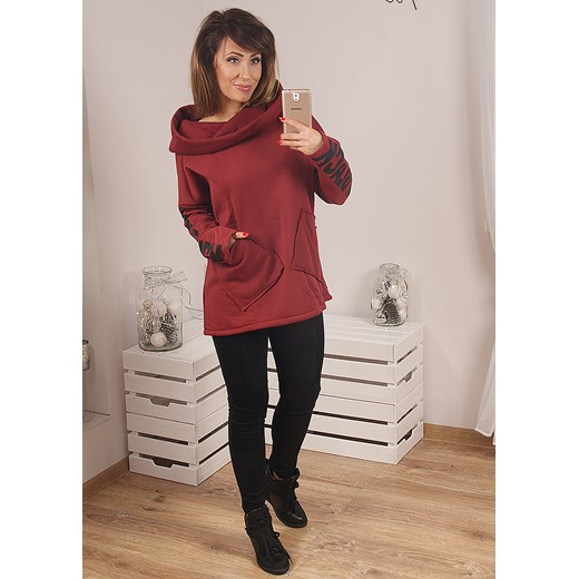 BLUZA LALITA BORDO Likeme Fashion S/M LikeMeFashion