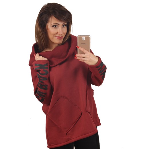 BLUZA LALITA BORDO Likeme Fashion L/XL LikeMeFashion