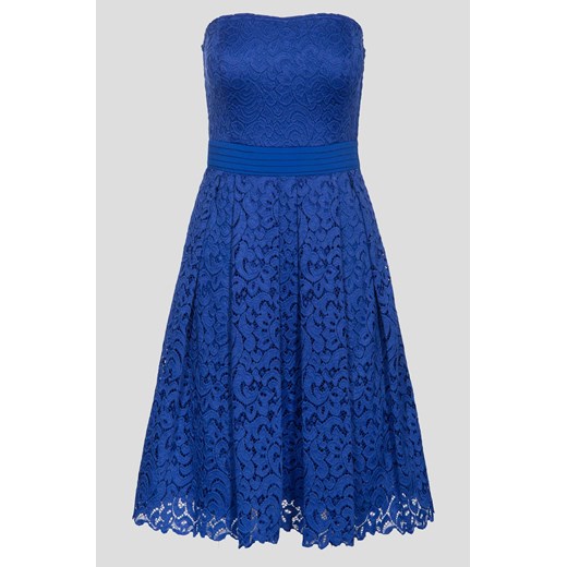 Koronkowa sukienka koktajlowa niebieski ORSAY 40 orsay.com