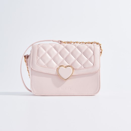 Mohito - Mała torebka z pikowaniem - Różowy  Mohito One Size 