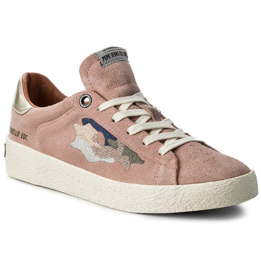 Sneakersy PEPE JEANS - Portobello Edt PLS30606 Washed Pink 316  Pepe Jeans 41 eobuwie.pl