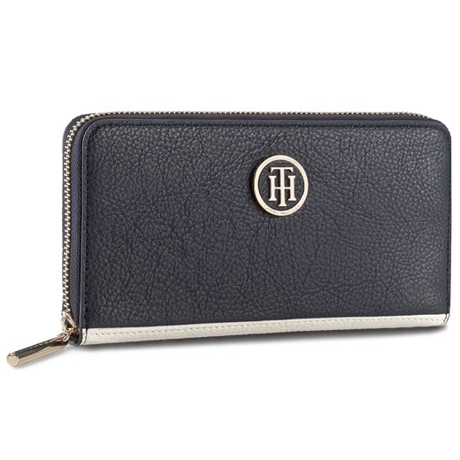 Duży Portfel Damski TOMMY HILFIGER - Th Core Lrg Za Wallet AW0AW04892 901  Tommy Hilfiger  eobuwie.pl