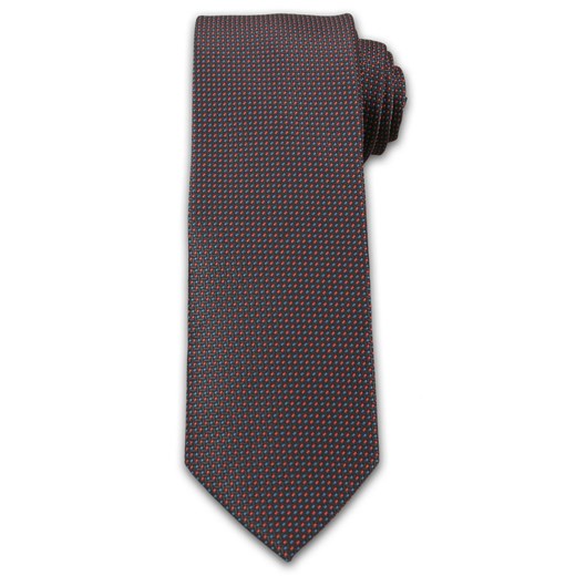 Uniwersalny Krawat Męski z Delikatnym Deseniem - Chattier - Neutralny Kolorystycznie KRCH1004 ze sklepu JegoSzafa.pl w kategorii Krawaty - zdjęcie 41781553