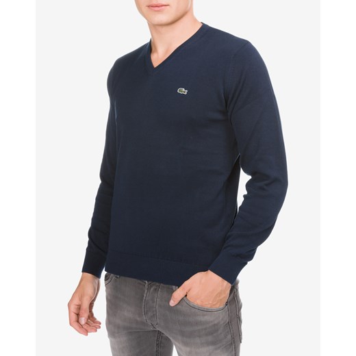 Lacoste Sweter S Niebieski Lacoste L BIBLOO