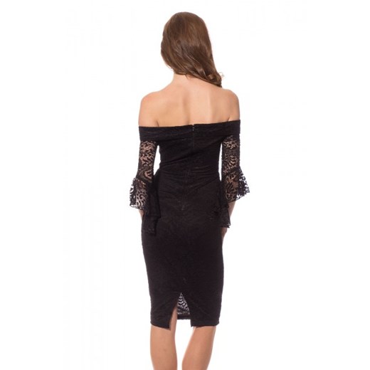 Sukienka AxParis Bardot Black Lace UK8/UE36/S black