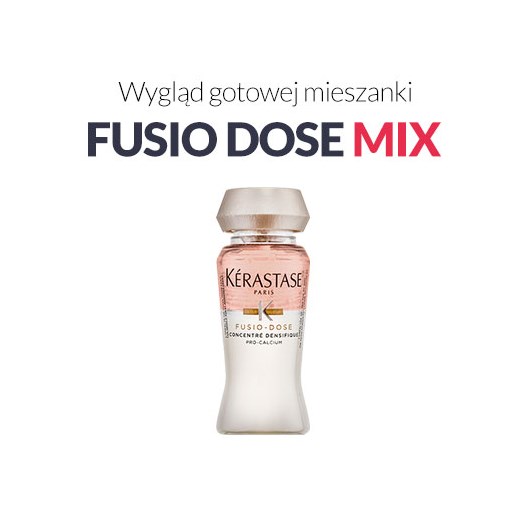 Kerastase Fusio Dose MIX | Kuracja zagęszczająco-wygładzająca: Fusio Dose Densifique + Booster Discipline 12ml+6ml - GOTOWA MIESZANKA