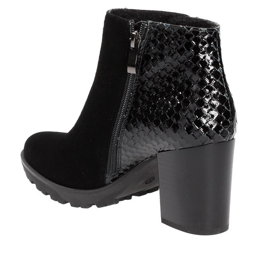 Czarne botki damskie WOJTOWICZ Wojtowicz czarny 39 Wojtowicz Awangarda Shoes