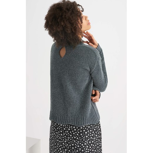 Sweter z metaliczną nicią ORSAY szary XL orsay.com