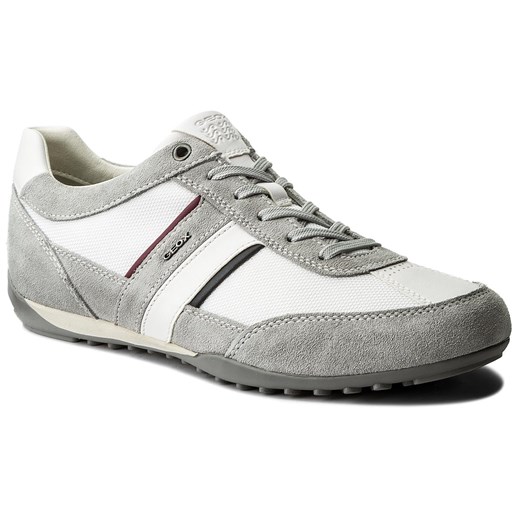 Sneakersy GEOX - U Wells C U52T5C 02211 C1303 Lt Grey/White bialy Geox 42 eobuwie.pl