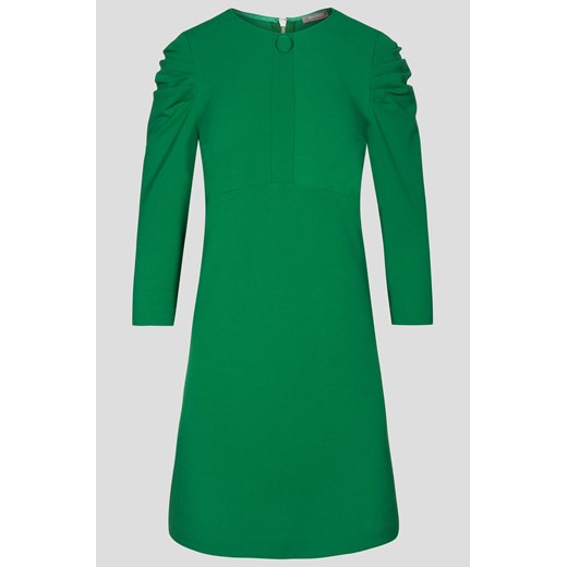 Trapezowa sukienka z bufkami ORSAY zielony 36 orsay.com