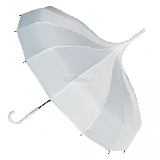 Grace - parasolka typu pagoda - biała