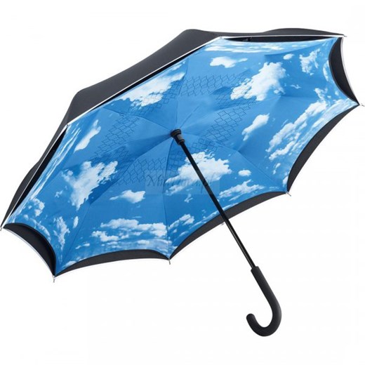 FARE®-Contrary - chmury - parasol odwrotny niebieski Fare  Parasole MiaDora.pl