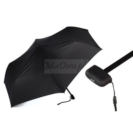 Mini płaska parasolka składana Zest 23510 Zest czarny  Parasole MiaDora.pl