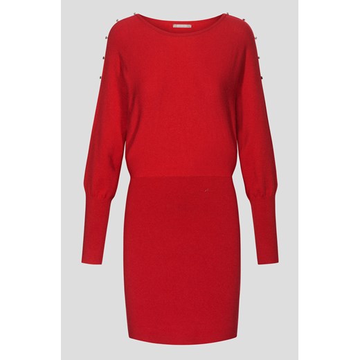 Sukienka swetrowa z rozcięciami na rękawach czerwony ORSAY XL orsay.com