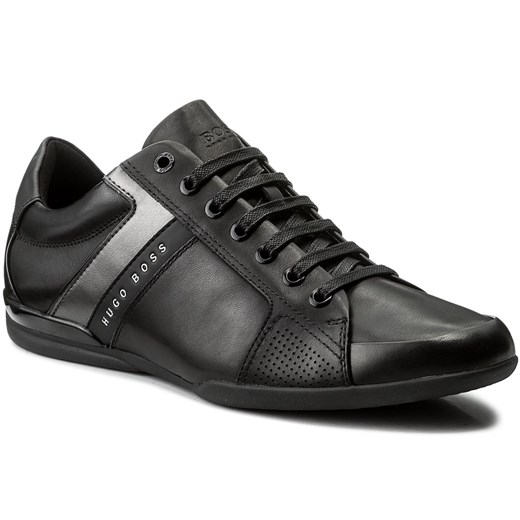 Sneakersy BOSS - Space 50379246 10204218 01 Black 001 szary Boss 46 eobuwie.pl