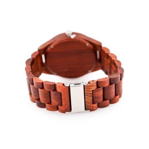 Drewniany zegarek (zx054b)  czerwony  TAYMA