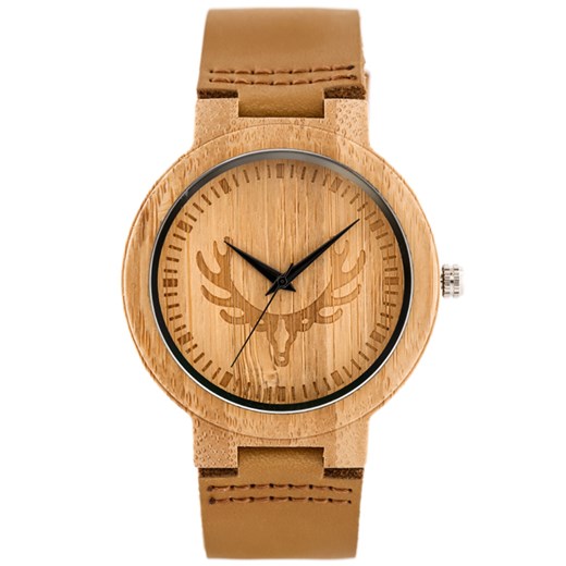 Drewniany zegarek (zx070a)  brazowy  TAYMA