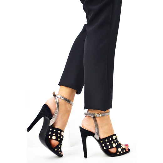 Sandały na szapilce Bolonia Dolce Moda   
