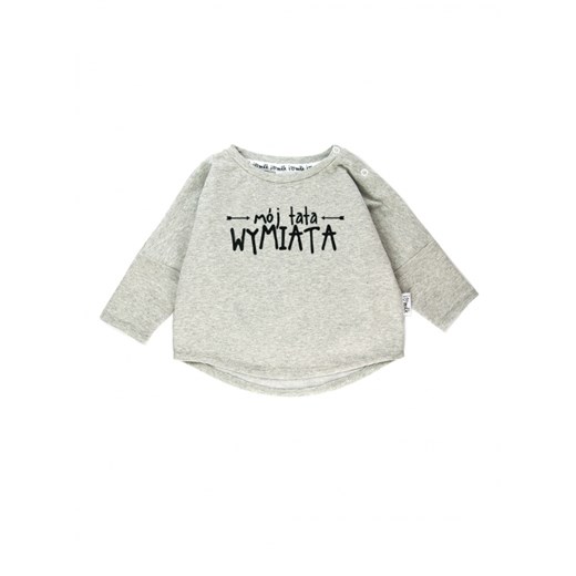 BLUZA "MÓJ TATA WYMIATA" JUNIOR zielony 110/116(4-6Y) i love milk