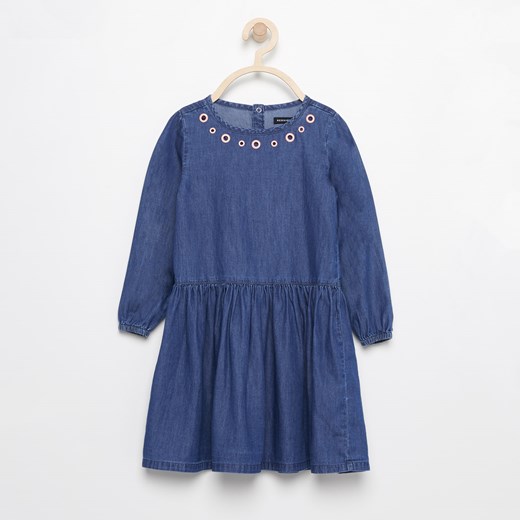 Reserved - Jeansowa sukienka - Granatowy niebieski Reserved 116 Reserved.