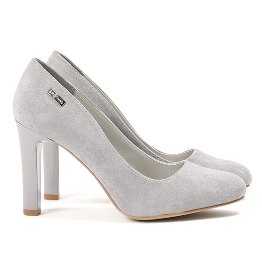 Szpilki Impossible Suede Grey Brilu szary 36 okazja brilu.pl 