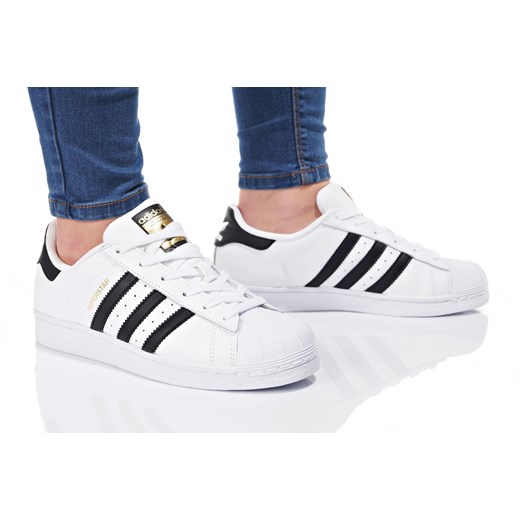 BUTY ADIDAS SUPERSTAR J C77154 szary Adidas 38 ⅔ Natychmiastowo